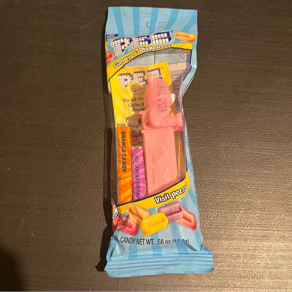 NEW Care Bears Pez Dispenser Cheer Bear Pink With Candy Stocking Stuffer Gift
